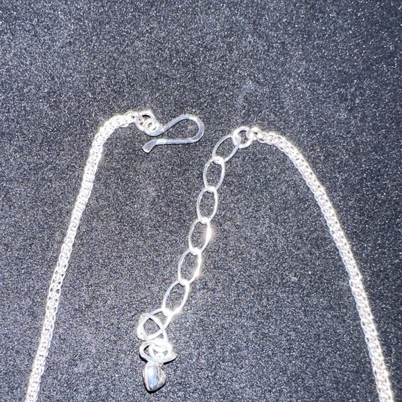 Spiney oyster & sterling silver necklace by Jay King - Picture 3 of 9